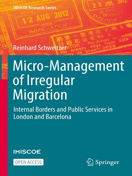 Title details for Micro-Management of Irregular Migration by Reinhard Schweitzer - Available